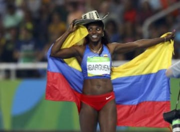 Caterine Ibargüen logra medalla de oro en Salto Triple