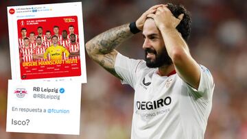 Troleo épico del Leipzig al Unión Berlín: “¿Isco?”