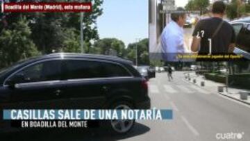 Casillas estuvo en una notaría de Boadilla en la mañana del jueves