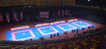 El Arena Santiago recibió al karate en 2019.