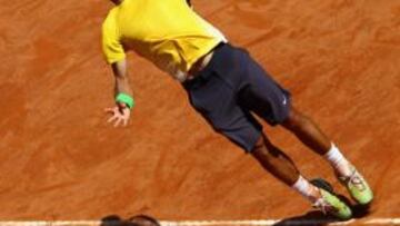 <b>DUELO. </b>Nadal, durante un instante del partido ante Cilic. Hoy se mide a Gasquet (cuadro superior).