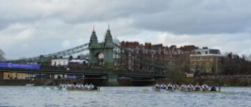 En hombres Cambridge consiguió su objetivo de romper la racha de tres victorias consecutivas de Oxford.