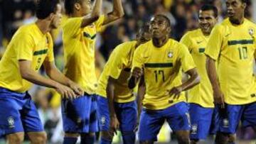 El Brasil de Ronaldinho y Neymar supera a Ghana