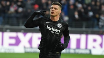 Luka Jovic, delantero del Eintracht.