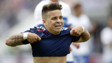 Futbol, Universidad de Chile vs Universidad Catolica
 Fecha 27, campeonato Nacional 2018
 El jugador de Universidad de Chile Yeferson Soteldo celebra su gol contra Universidad Catolica durante el partido de primera division disputado en el estadio Nacional de Santigo de Chile.
 27/10/2018
 Andres Pina/Photosport
 
 Football, Universidad de Chile vs Universidad Catolica
 27th date, National Championship 2018
 Universidad de Chile&#039;s player Yeferson Soteldo celebrates after scoring Universidad Catolica during the first division football match held at the National stadium in Santiago, Chile.
 27/10/2018
 Andres Pina/Photosport