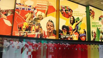 Moscú, Rusia, 03 de julio de 2018. La exposición The History Makers, 'Los artí­fices de la historia', es el Museo que la FIFA instaló en Moscú para los aficionados. (Colprensa-Filiberto Rojas Ferro)