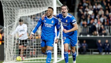 08/02/26 PARTIDO PRIMERA DIVISION
VALENCIA - REAL MADRID
ALEGRIA GOL 0-2 KYLIAN MBAPPE
ALVARO CARRERAS