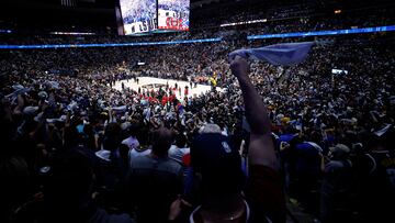 May 18, 2023; Denver, Colorado, USA; General view during the second half between the Los Angeles Lakers and the Denver Nuggets during game two of the Western Conference Finals for the 2023 NBA playoffs at Ball Arena. Mandatory Credit: Isaiah J. Downing-USA TODAY Sports