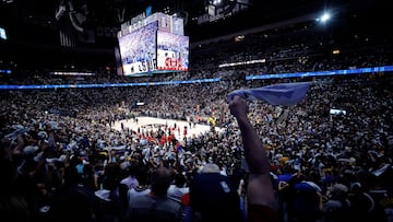 May 18, 2023; Denver, Colorado, USA; General view during the second half between the Los Angeles Lakers and the Denver Nuggets during game two of the Western Conference Finals for the 2023 NBA playoffs at Ball Arena. Mandatory Credit: Isaiah J. Downing-USA TODAY Sports