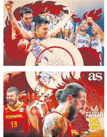 AS recibe una Plata en los Premios ÑH20 por la portada, suplemento e infografía de la final del Mundial de básket
