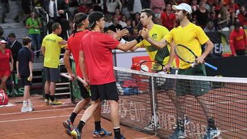 Francia y Australia ya divisan la final de la Copa Davis