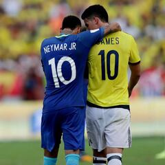 James se vuelve a encontrar con Neymar en el PSG - Bayern