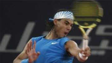 <b>FINALISTA.</b> El español ha conseguido superar a Novak Djokovic y se medirá a Federer en la final de Hamburgo.