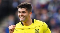 Christian Pulisic se reencontr&oacute; con el gol en el Chelsea tras tres meses