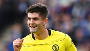 Christian Pulisic se reencontr&oacute; con el gol en el Chelsea tras tres meses