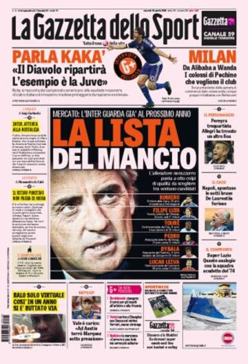 Portadas de la prensa deportiva