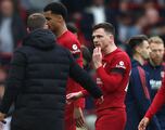 PGMOL release statement as linesman Constantine Hatzidakis accused of elbowing defender Andy Robertson in Liverpool 2-2 draw with Arsenal