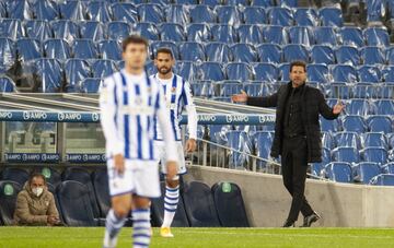 Simeone entrenador del Atlético de Madrid 