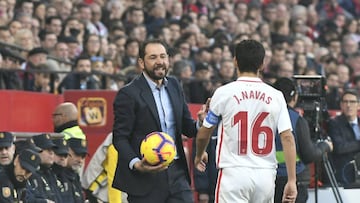 Pablo Machín prepara la ida de los octavos de final frente al Athletic Club.