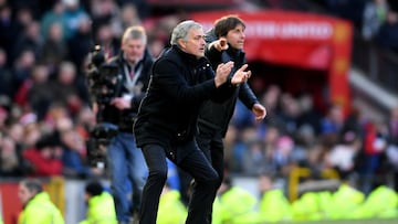 Mourinho vs Conte: Smiles and handshakes on the touchline as feud cools