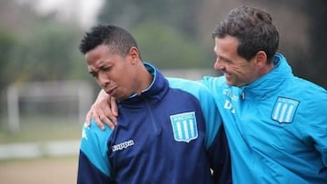 Andr&eacute;s Felipe Ibarg&uuml;en, jugador de Racing