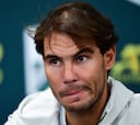 Nadal abandona tras lesionarse en el calentamiento: "Espero estar listo para el Masters"