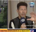 Simeone: "A Messi le importa ganar, no las comparaciones"