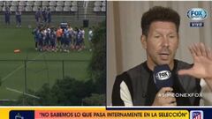 Simeone: "A Messi le importa ganar, no las comparaciones"