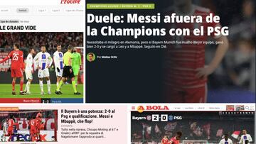 The international press did not hold back against a PSG side that added a new UCL failure to the long list of defeats.