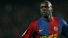 Thuram, en su etapa en el Bar&ccedil;a.