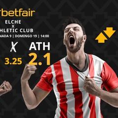 Elche CF vs. Athletic Club: horario, dónde ver, pronósticos y clasificación