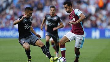 Arbeloa con el West Ham. 