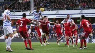 Charlie Austin anot&oacute; un triplete en el triunfo del QPR. 