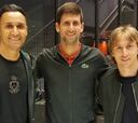 Djokovic se sacó la foto del recuerdo con Navas y Modric