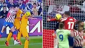 El Atl¨¦tico, desorientado con el no penalti de Busquets que s¨ª se pit¨® a Sa¨²l