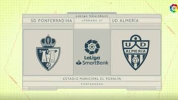 Resumen y goles de Ponferradina vs. Almería de LaLiga SmartBank