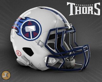 Cascos de NFL con la inspiración de Marvel y Stan Lee