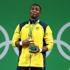 Oscar Figueroa, tercer oro para Colombia y primero masculino