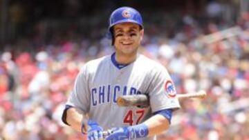 El catcher de Chicago Cubs, Miguel Montero.