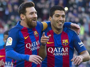 14/01/17 PARTIDO PRIMERA DIVISION
 BARCELONA - LAS PALMAS
 GOL 1-0 LUIS SUAREZ
 ALEGRIA MESSI 
 PUBLICADA 15/01/17 NA MA20 3COL
 PUBLICADA 15/01/17 NA MA01 1COL