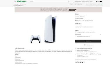 PS5 y PS5 Digital Edition: dónde reservar PlayStation 5; Amazon, GAME, Media Markt, Fnac...