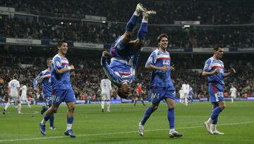 Victoria contra el Real Madrid. 0-1 gol de Uche.