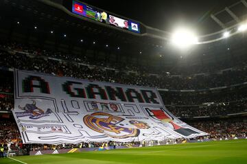 Los tifos más espectaculares del Real Madrid en el Santiago Bernabéu