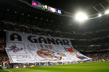 Los tifos más espectaculares del Real Madrid en el Santiago Bernabéu 