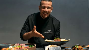 Carlos Maldonado reinventa el bufet con ocho platos exclusivos