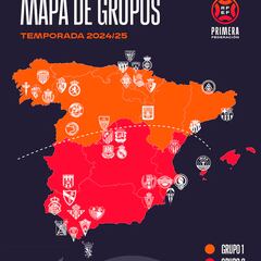 Así quedan los grupos de Primera Federación para la 2024-25