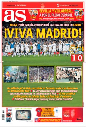 Las portadas de AS de mayo