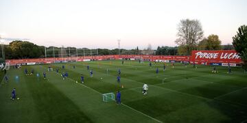 Atlético de Madrid - Barcelona: Entrenamientos previos