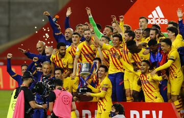 El Barcelona campeón de la Copa del Rey.