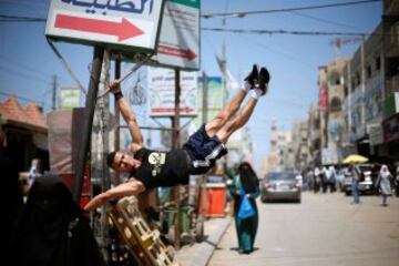 El duro entrenamiento en la Franja de Gaza